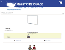 Tablet Screenshot of ministryresource.com